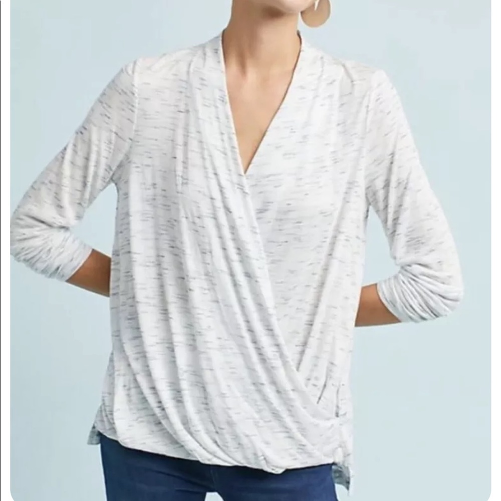 Akemi + Kim Heather Drape Wrap Top